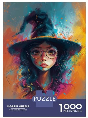 Puzzle für Erwachsene, 1000 Teile, Hexenwunder-Puzzle für Erwachsene, Entspannungsspiele, Analyse und Logik, Geburtstag und einzigartige Geschenke, 52 x 38 cm/1000 Stück
