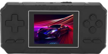 Omquot Console di gioco portatile classica 3 Pollice Grande Schermo Retrò di gioco per la connessione TV