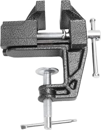 Sxhlseller Steel Golf Club Grip Vise Clamp | Rubber Pad, Double Sided Tape & Knife for Easy Regripping Kit