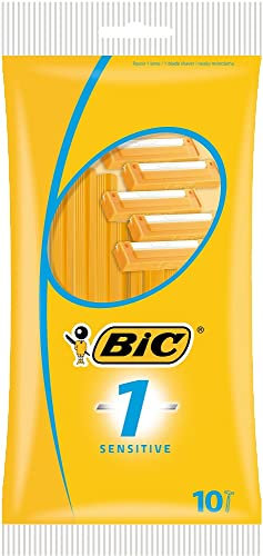BIC 1, Packung mit 10 Rasierklingen.