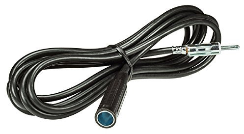 tomzz Audio 1600-003 KFZ Antennen Verlängerung Kabel 3m DIN Stecker auf DIN Buchse Kupplung Antennenkabel