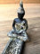 G. Wurm Räucherstäbchenhalter Buddha 25x6 cm Metall