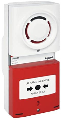 Legrand 140551 Tableau D'alarme Incendie de Type4, Alimentation à Pile