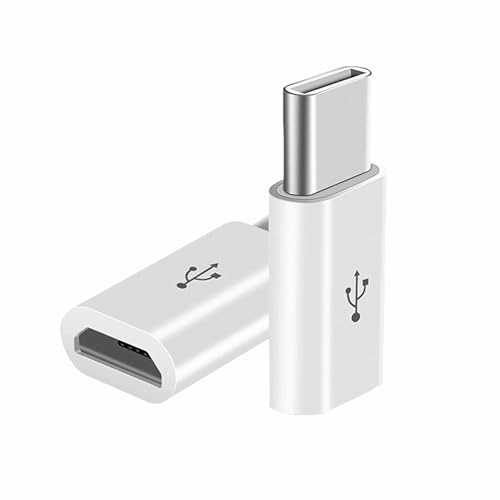 Aukson H46 USB-C auf Micro-USB OTG Adapter – USB 3.1 Typ C auf Micro-USB Buchse, für Schnellladen und Datenübertragung, Hochgeschwindigkeitsverbindung