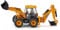 siku 3558, Retrocargadora JCB 4CX, 1:50, Metal/Plástico, Amarillo, Multifuncional, Combinable con otros modelos siku de la misma escala