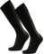 DANISH ENDURANCE Chaussettes de Contention 21-26 mmhg, Compression Optimale, Running & Sport, Homme Femme, 1 ou 2 Paires, Noir - 2 Paires, 39-42