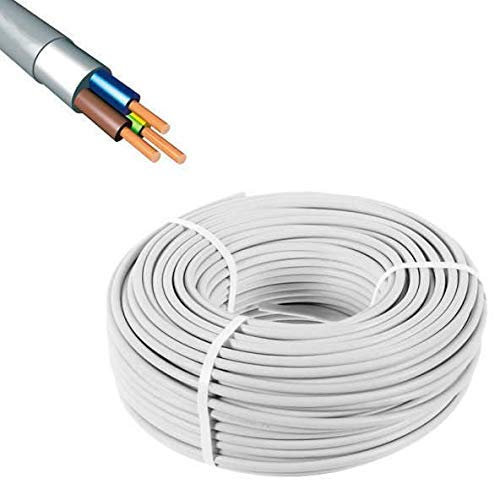 3 x 2.5mm2 -NYM-J Moisture-Proof Cables Power Cable- Installation Cable - ENVA® - NYM-J Sheathed Cable (25 Meters)