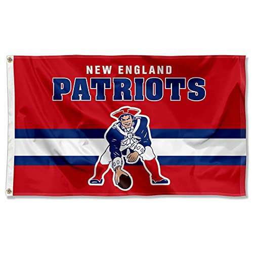 WinCraft Patriots Throwback Vintage Retro 3x5 Banner Flag