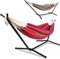 ib style® Kalani Hängematte | inklusive Gestell | Belastbar bis 200kg | 2 Farben | Rot