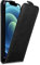 Cadorabo Custodia compatibile con Apple iPhone 12 / iPhone 12 PRO in NERO DI NOTTE - Protezione in Stile Flip con Chiusura Magnetica - Case Cover Wallet Book Etui