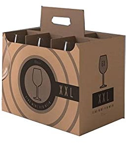 Tradineur - Pack de 6 Copas - Modelo XXL - Capacidad: 730 ml - Ideal para Vino - Aptas para lavavajillas - Tamaño Aprox: Ø 7,2 x 22,5 cm