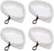 LATRAT 4 Pezzi panni universali scopa a vapore,universale in microfibra triangolare lavabile pulizia compatibile pad cover ricambio per pulitore a vapore
