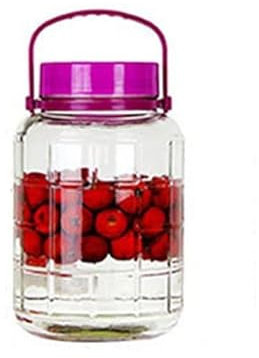 2L 3L 5L Bocal En Verre Avec Couvercle Hermétique Et Poignée Pot De Fermentation En Verre Grand Pot De Rangement En Verre Stockage De Bocaux Mason Conservation Des Liquides (Taille : 3L)