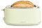 CREATE/TOAST RETRO STYLANCE XL/Tostadora Verde / 6 Niveles de potencia, bandeja recogemigas, termostato, descongelación, recalentar, 2 ranuras rebanadas anchas, 1500W