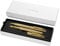 Pelikan Geschenkset Jazz Noble mit Füller und Kugelschreiber, Gold, eleganter Patronenfüller (Feder M) und Kugelschreiber aus Metall, im Geschenketui, 821889