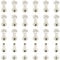 CEEYSEE 100 Stück(50Set) Buchschrauben Set M5 X 15mm Metall-Rundkopf Buchschrauben Für Leder Dekoration, Bookbinding, DIY (M5X15mm)