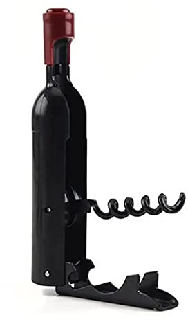 Magnetic Wine Bottle Corkscrew, Wine Corkscrew Bottle Opener Wine Shaped Opener Multifunctional Wine Beer Openers Funny Gift for Wine Lovers