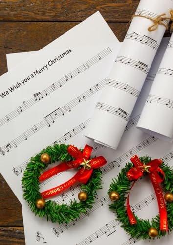 Mein Weihnachts Gitarren Songbook (Noten): 50 leere Notenblätter für eigene Weihnachtslieder + Inhaltsverzeichnis + Akkordtabellen + Quintenzirkel + Notizen