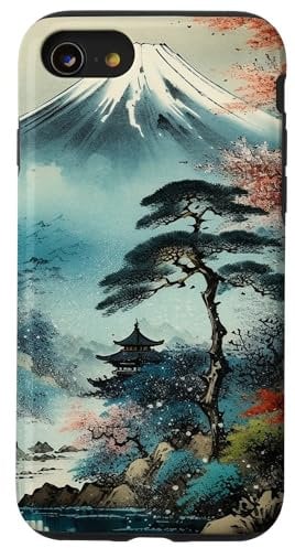 iPhone SE (2020) / 7 / 8 Mount Fuji Japanese Art Graphic Case