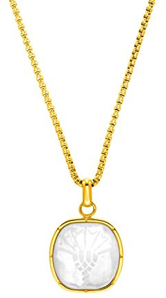 Joop! Damen-Kette Edelstahl 1 Perlmutt One Size 88755588