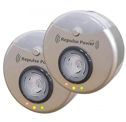 Pack 2 Ahuyentadores de Insectos y roedores Pest Repulse, Ahuyentador de Plagas Repulse Power Reject