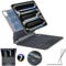TECHGEAR Magic Keyboard for Apple iPad Pro 11 (M4) 2024 / 5th Generation, Slim Magnetic Floating Stand Case, Precision Multi-Touch Trackpad, 7 Color Backlight, Bluetooth Case with QWERTY Keyboard
