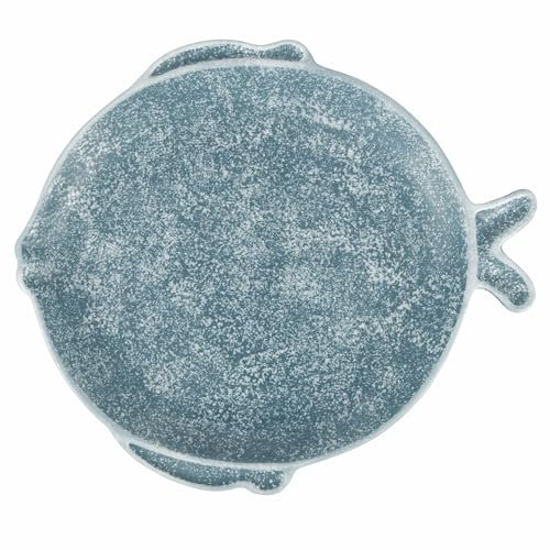 VDE Villa d'Este Home Tivoli 1996 Keramik Teller flach Ø30 cm Coastal Türkis Paros