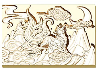 Ldabrye Sceaux de laque 3D en relief - Tête de sceau en relief - Laiton rétro - Multifonction - Outil décoratif pour carte de vœux