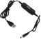 Dawutocap 130 cm USB Auf 1 5 V 3 V 4 5 V 6 V 8 V 12 V 5 5 X 2 1 Mm Einstellbares Spannungskabel Mit LED Voltmeter Für Radio Licht Ventilator Spielzeuguhr