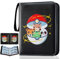 YhuiCxir Card Binder 9 Pockets, 900 Pockets Trading Card Folder Sleeves, Portable PU Waterproof Stamp Collection Albums with Zipper
