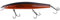 ZECK - Wobbler, Raubfischköder, Hardbait - Zander Läufer 12,5cm | 0,7m F - Motoroil Orange