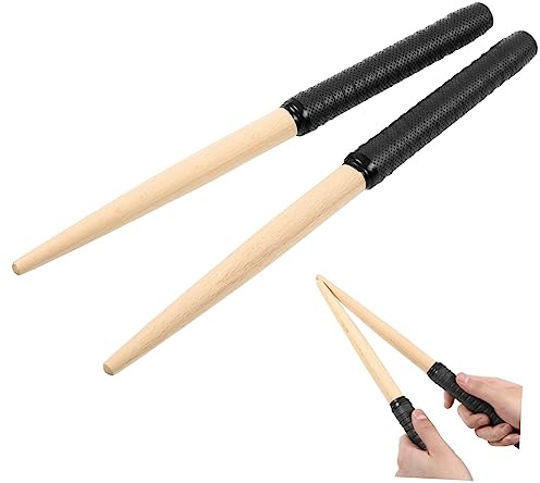 VANZACK Taiko Drum Maibachi Drumsticks Schwarze Tapered Aus Zelkova Für Junge Mädchen Und Übung Geeignet