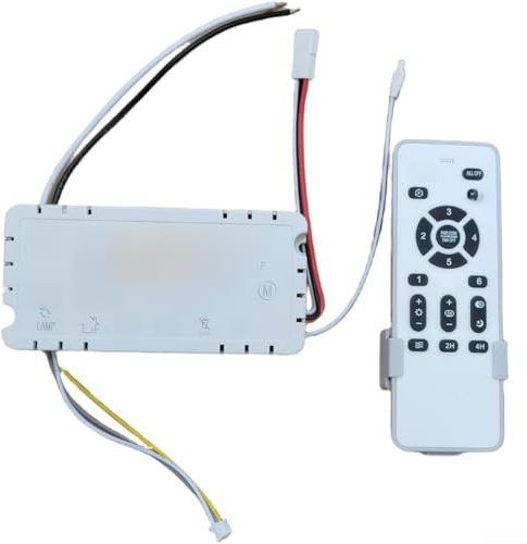 Ceiling Fan Remote Control Receiver With Stepless Dimming And DC Motor Driver Compatible For AC 160-265V For Bedroom Or Living Room(A)
