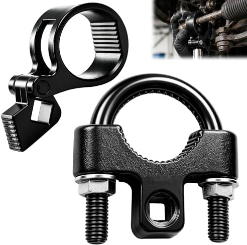 3/8 Zoll und 1/2 Zoll Spurstangen Werkzeug, Universalwerkzeug zum Entfernen der inneren Spurstange, Axialgelenk Abzieher für die Demontage und Installation von Spurstangengelenken von 27-42 mm