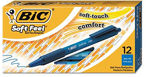 bicscsm11be – Bic Soft Feel Kugelschreiber Einziehbarer Stift