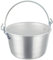 Pentole Agnelli Family Cooking Alluminio Paiolo con Manico ad Arco, Argento, 30 cm