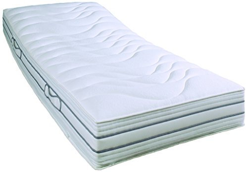 f.a.n. Frankenstolz 78080-76184-10, Artikel 100 x 200 cm, 7-Zonen-Tonnentaschenfederkern-Matratze Medisan XXL 1.000 T, Härte 3