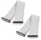 sourcing map 2Stk FC34P 34-Pin IDC Stecker Erweiterung Flachbandkabel Draht 30cm Länge