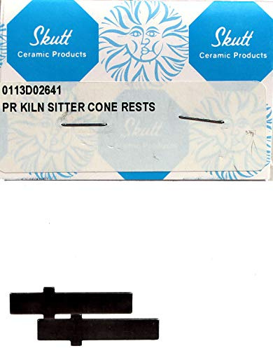 Creative Hobbies Kiln Sitter Cone Support Bars, 2 pcs, Fits Dawson Kiln Sitters, Holds Small Cones for Accurate Firing Temperatures, 1.35 x 0.35