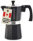 GROSCHE Milano Moka Italian Coffee Maker, Aluminium, 9 Cups, Black
