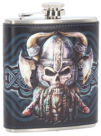 Nemesis Now Danegeld Hip Flask 13cm Blue