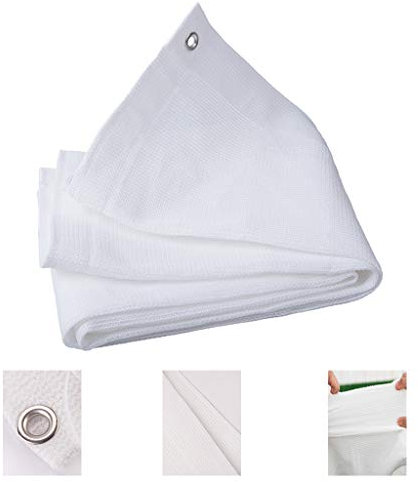 LIUXIUER Filet D'ombrage, 90% Taux D'ombrage Cryptage Épaississement Auvents De Jardin Convient pour Les Jardins Courts Carports Couvertures De Plantes,4X6M(13.12X19.68ft)