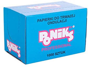 PONIK'S PROFESSIONAL - Spitzenpapier Dauerwelle – Friseur Zubehör Aufheizbar – 1000 Stück, 75 x 50 mm