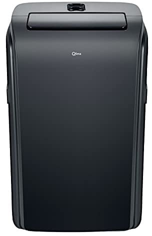 Condizionatore portatile con Wi-fi, P528 nero Qlima, 2-in-1: climatizzatore e deumificatore, 9000 btu, telecomando, 3 velocità