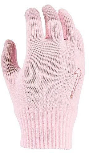 Nike Unisex – Babys Y Knit Tech and Grip Handschuhe, pink Foam/pink Foam/Magic Ember, OneSize