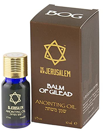 Salböl-Boutique Handgefertigt im Heiligen Land Israel – 100% natürliche Inhaltsstoffe, reines natives Olivenöl extra, Düfte der Heiligen Bibel –, spirituelle Übungen, Balsam von Gilead – 10 ml