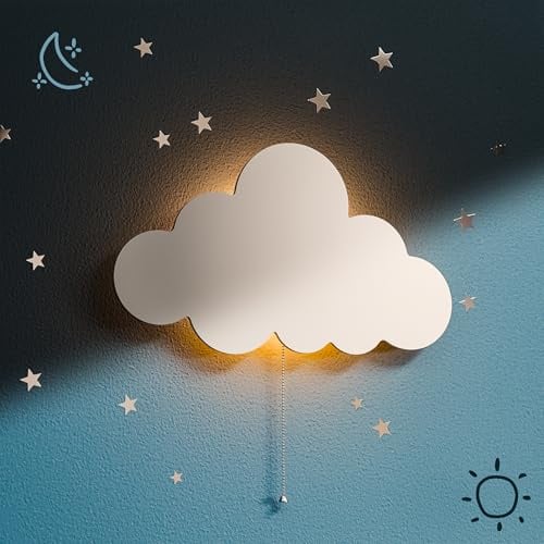 Cloud Light - Floating Cloud Wall Lamp | Baby Nursery Cloud Night Light