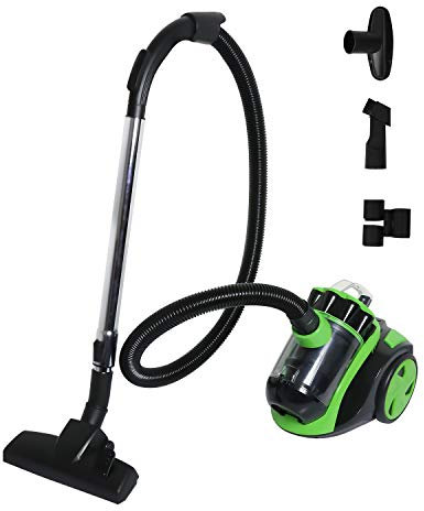 Herrselsam Staubsauger Beutellos 900 Watt Bodenstaubsauger Leise für Hart- und Teppichböden,äußerst effizienter HEPA-Filter, Niedriger Stromverbrauch 3.0L