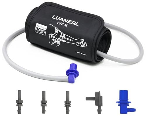 luanerl Medium Easy Wrap Blood Pressure Cuff For Thin And Small Arm,Compatible With Omron 7-14 Inches (17-36Cm) M Adult Bp Replacement Cuff Luanerl