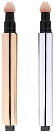 Leere Concealer-Tuben für flüssige Grundierung, nachfüllbar, BB-Creme, Pressstift, tragbar, Kosmetik, Make-up, Behälter, 2 Stück